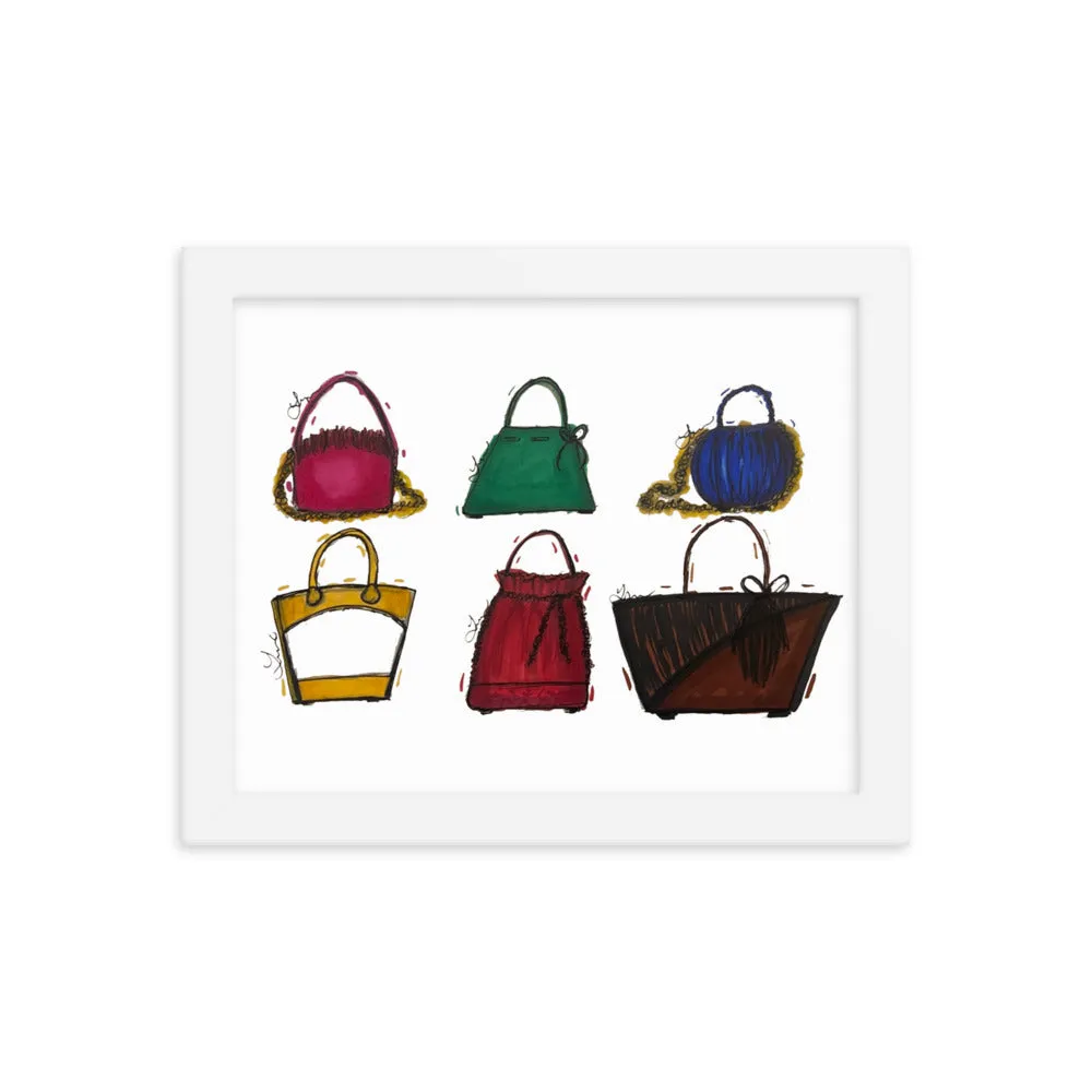 Bags, Bags, Bags, Framed poster