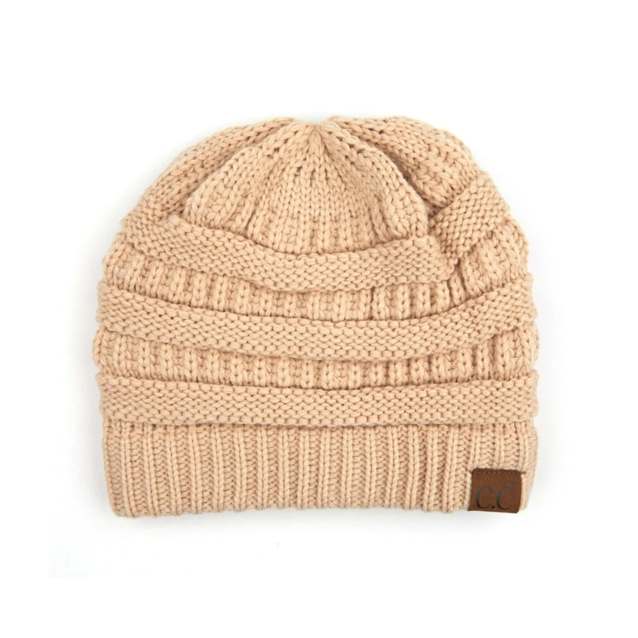 CC Beanie Popular Unisex Cable Knit Men Women Kids Skully Winter Hats by Truly Contagious