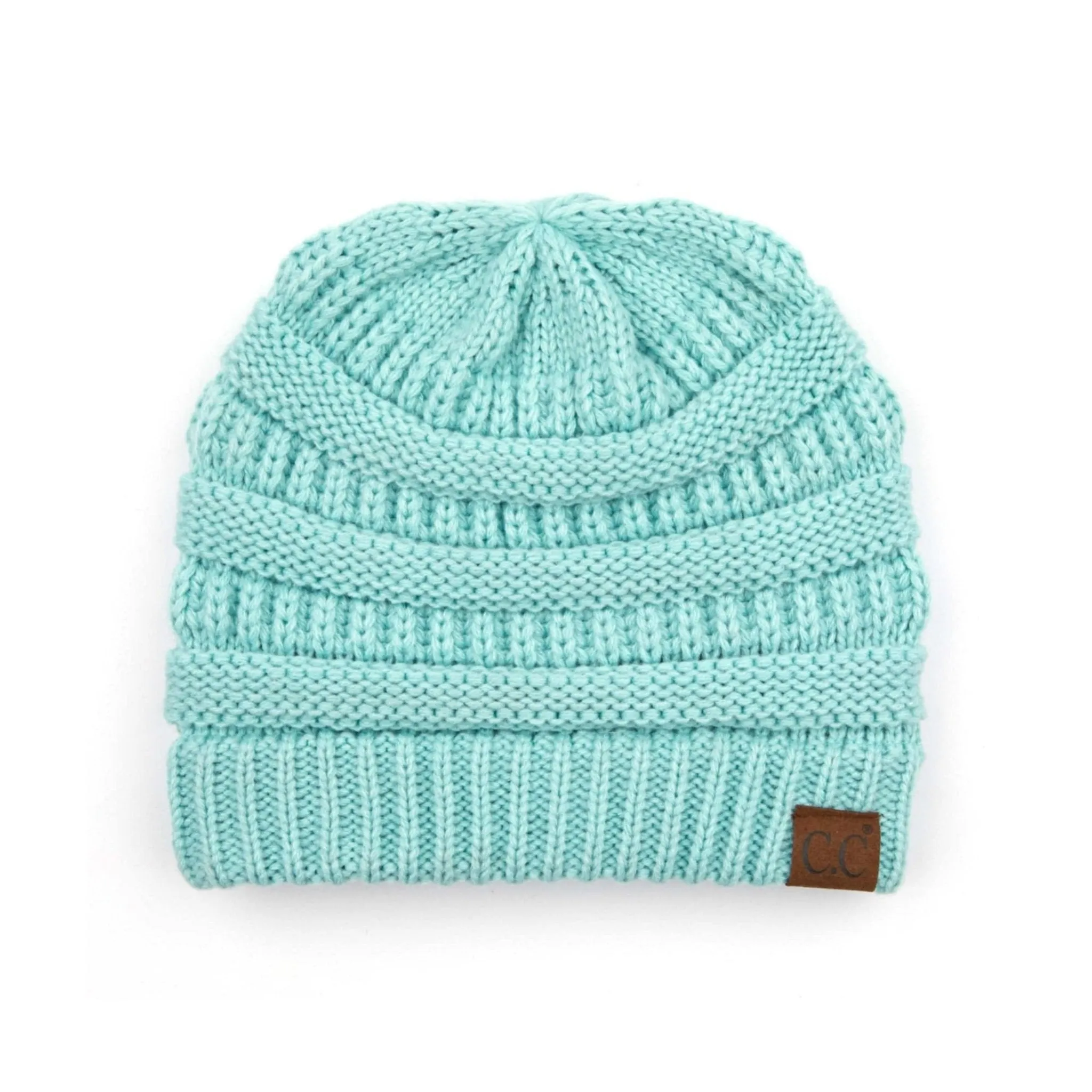 CC Beanie Popular Unisex Cable Knit Men Women Kids Skully Winter Hats by Truly Contagious