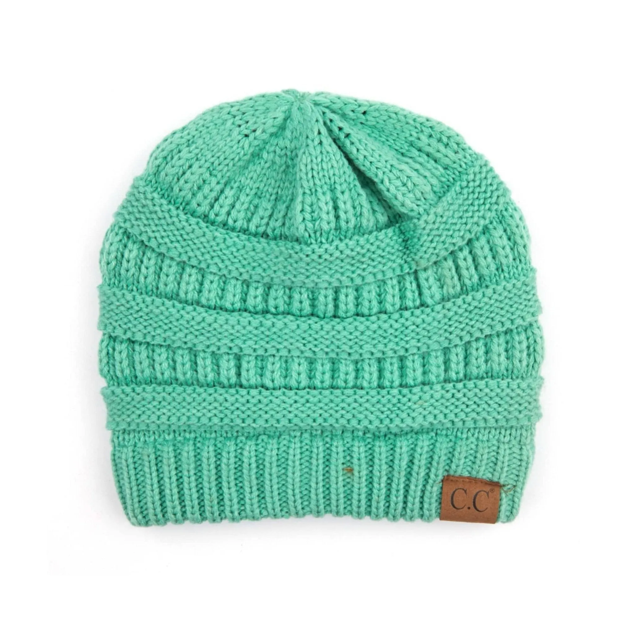 CC Beanie Popular Unisex Cable Knit Men Women Kids Skully Winter Hats by Truly Contagious