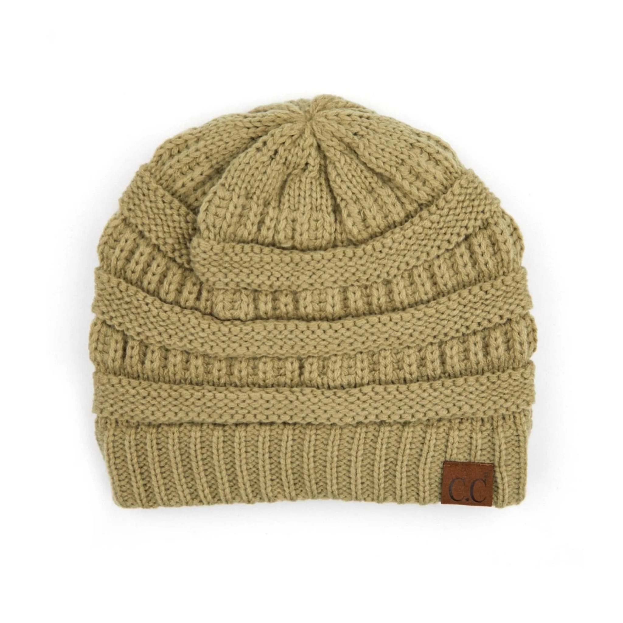 CC Beanie Popular Unisex Cable Knit Men Women Kids Skully Winter Hats by Truly Contagious