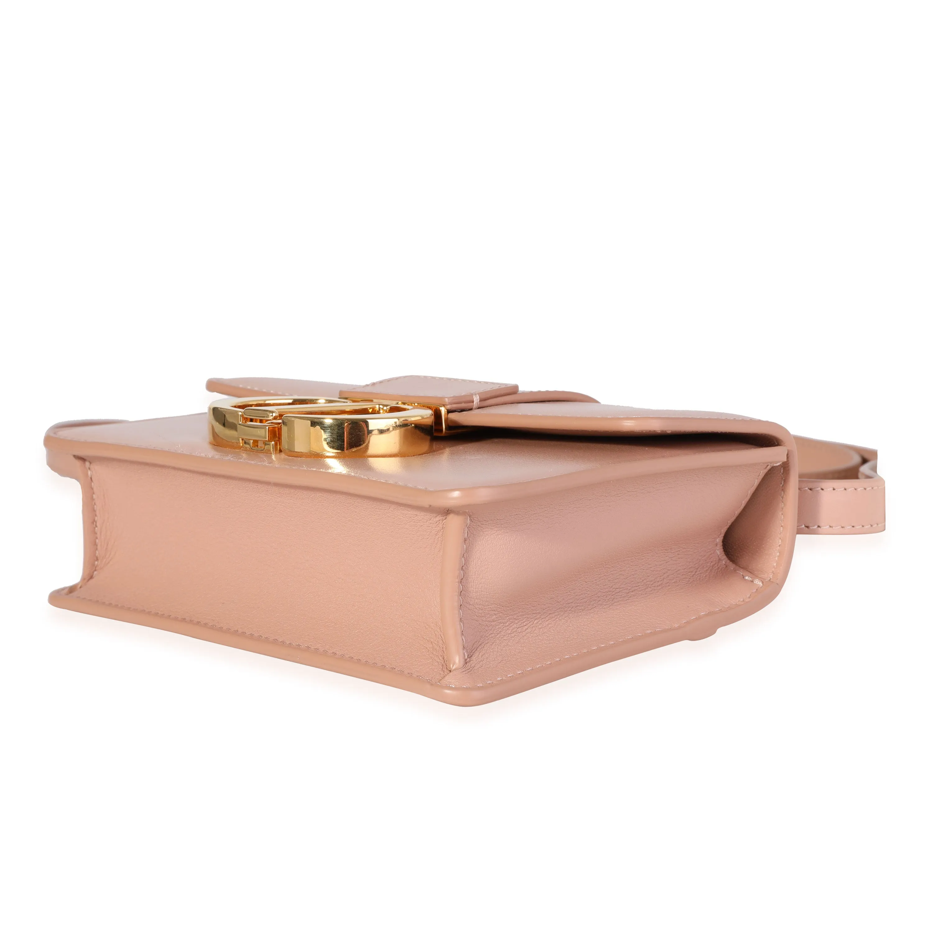 CHRISTIAN DIOR Rose Des Vents Calfskin 30 Montaigne Micro Bag