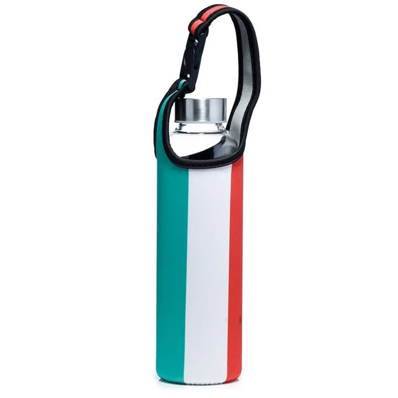 Fiat 500 Retro Reusable Glass Bottle