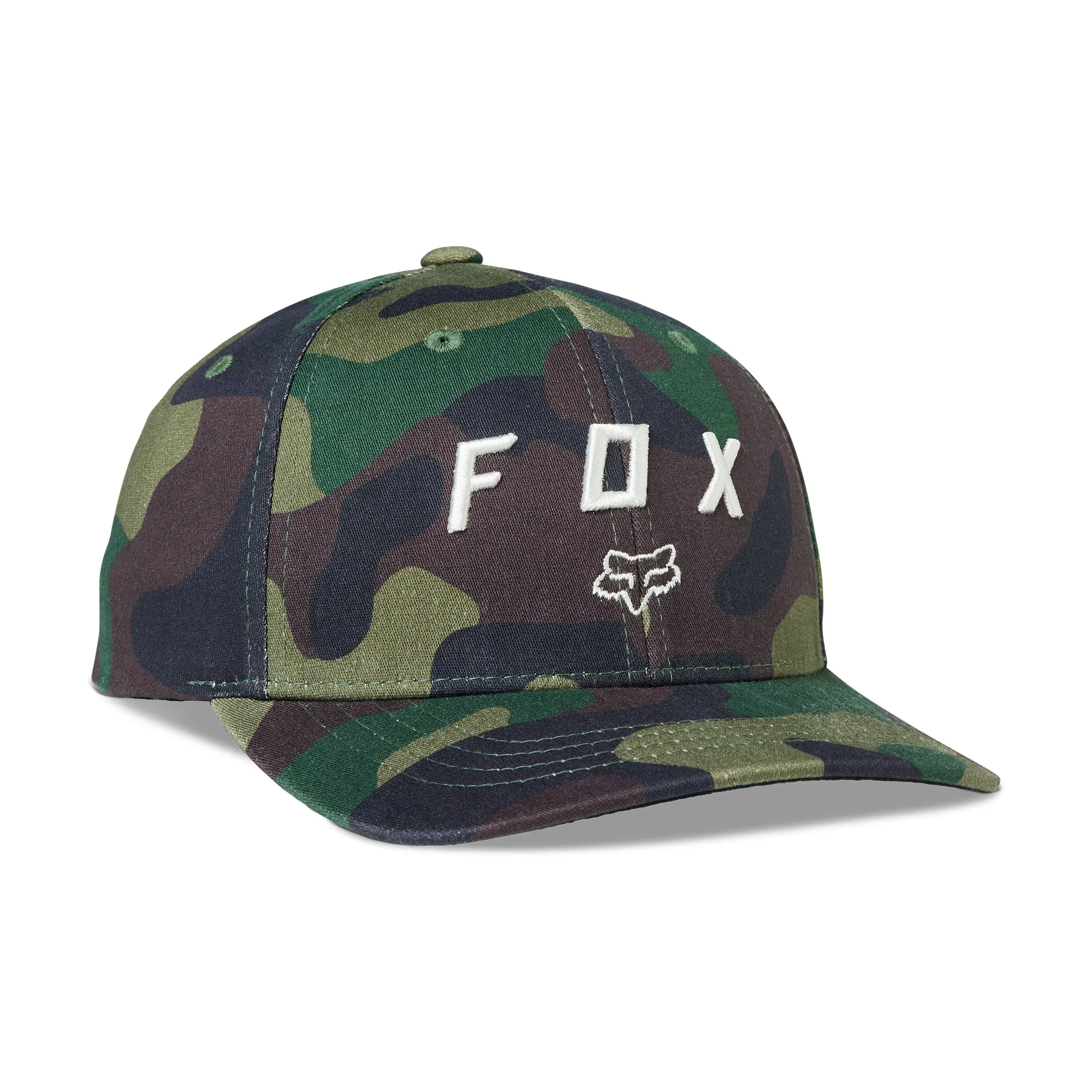 Fox Racing  Youth Vzns Camo 110 Snapback Baseball Hat Cap Curved Brim Casual - One Size