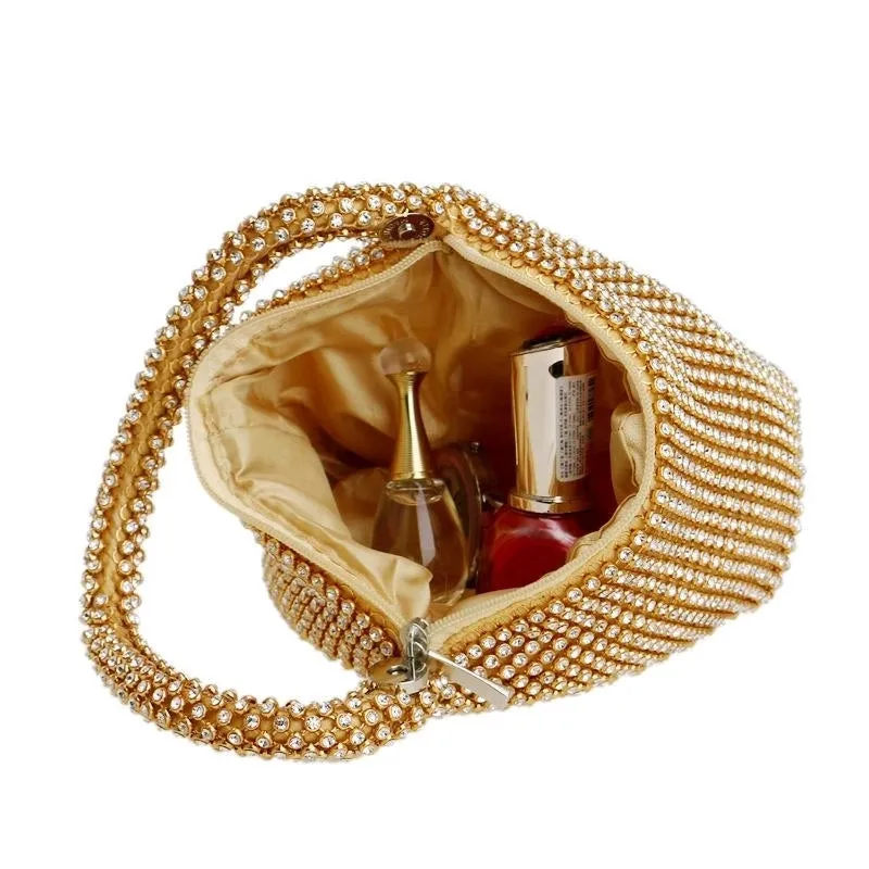Hot Dinner Bag With Diamonds Ladies Banquet Rhinestone Bag Evening Bags