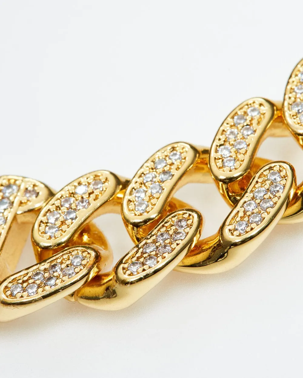 Iced Out Gold Chain - 13mm