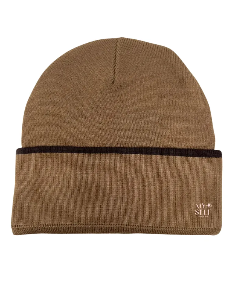 Lizi Headwear BRCCFCO Coffee/Cocoa Rim Cuff Beanie