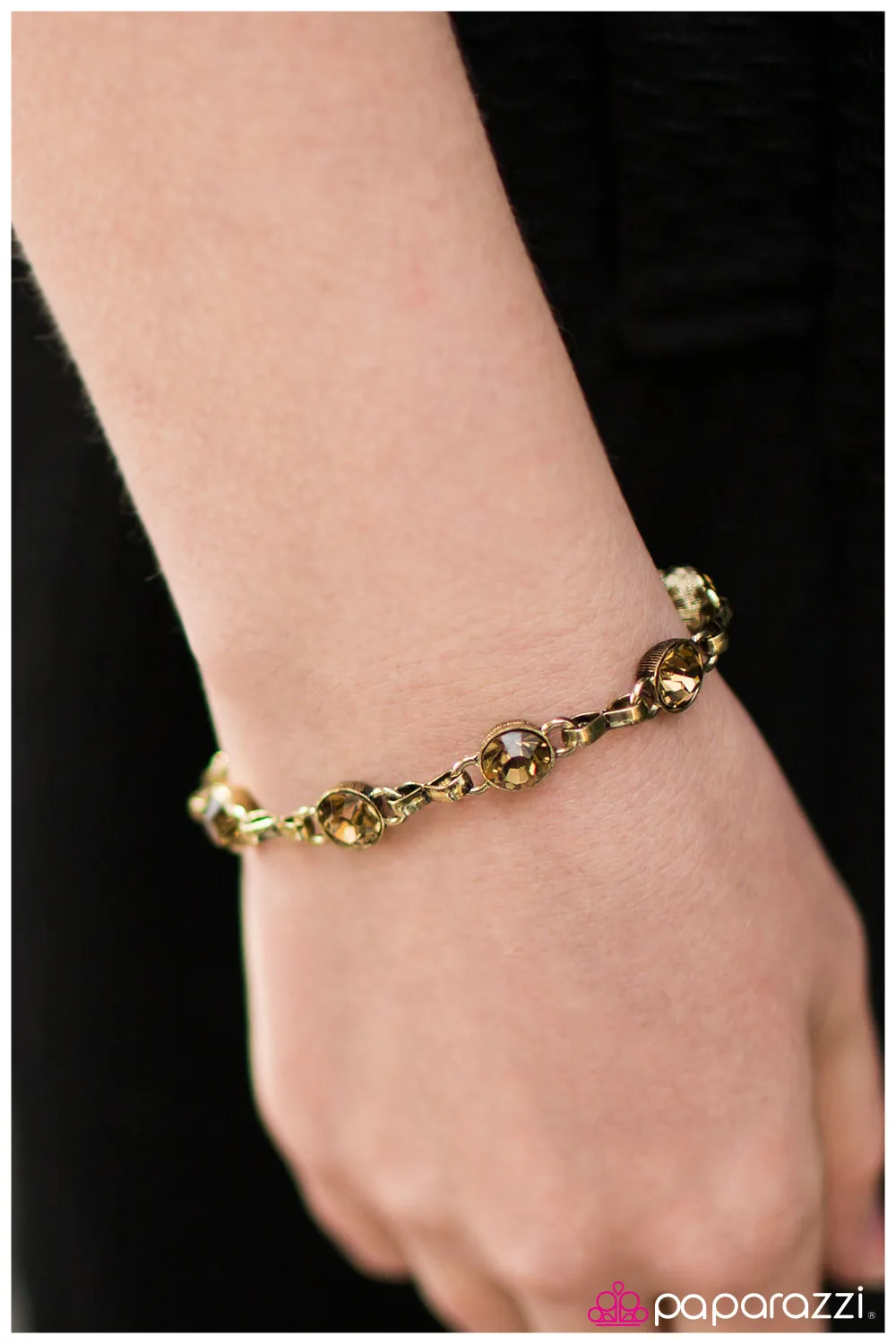 Open Door Jewelry - All I Want Is You - Brass Bracelet - Paparazzi Accessories