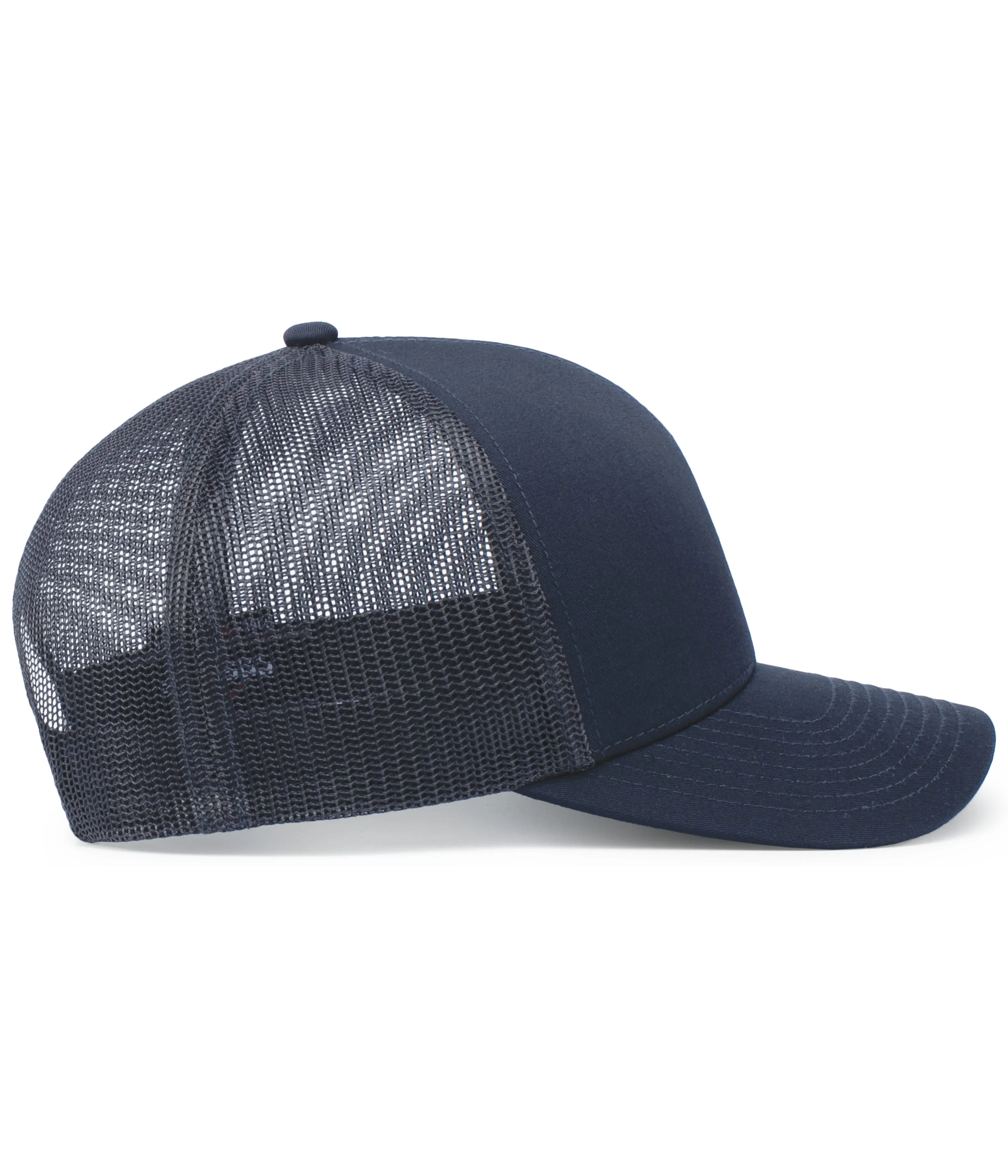 Pacific Headwear Trucker Snapback Cap - Navy