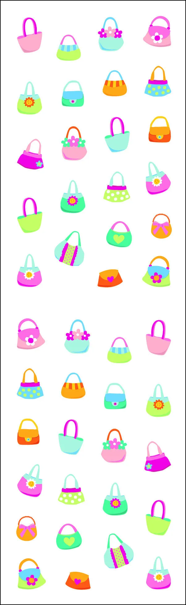 Purses, micro, Reflections Stickers