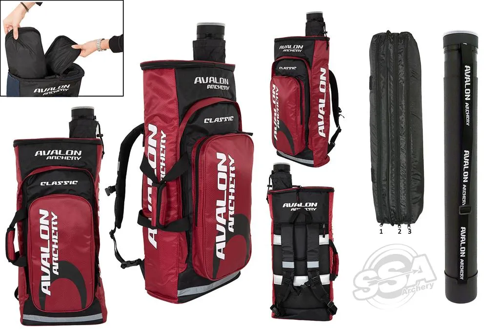 Rucksack Avalon Classic dunkelrot