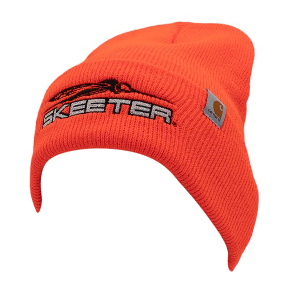 Skeeter Safety Orange Carhartt Beanie