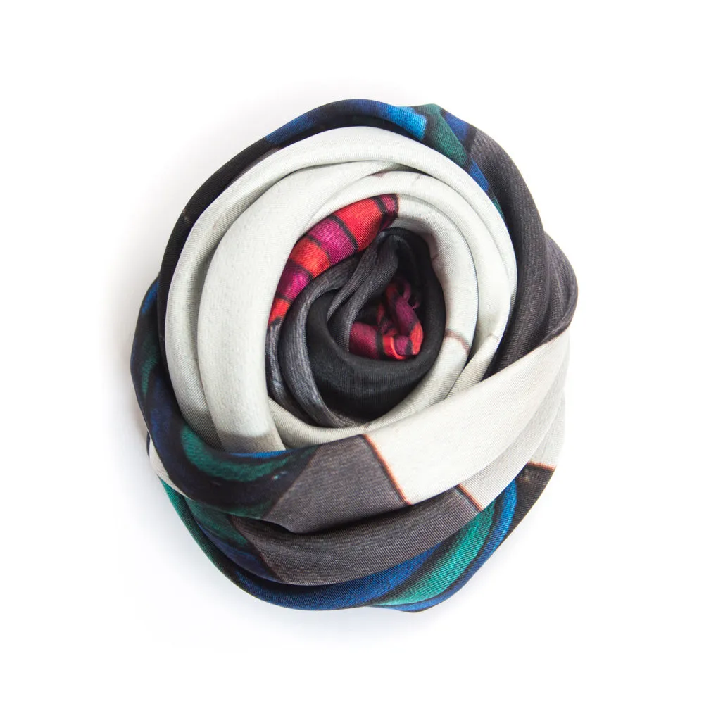 Yin & Yang - Square Silk Scarf