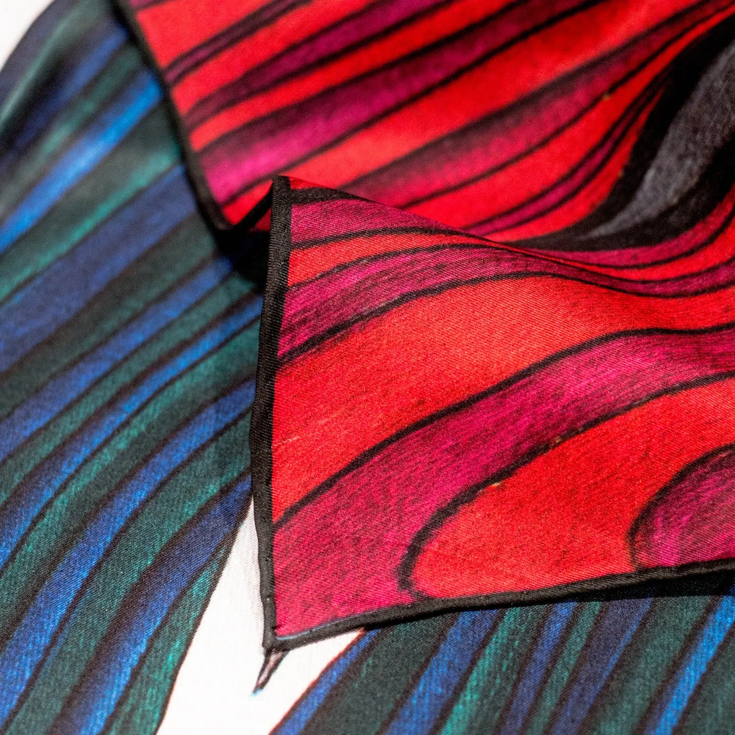 Yin & Yang - Square Silk Scarf